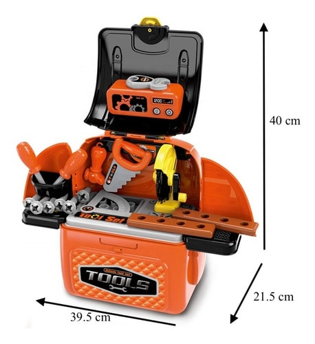 MOCHILA HERRAMIENTAS 2 EN 1 39.5X21.5X40 CM 008-962A 2