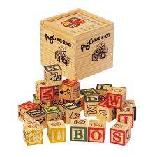 CUBOS LETRAS DE MADERA 10X10 MM 40 PCS 205702