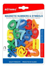 NUMEROS MAGNETICOS DE PLASTICO 3 CM 37 PCS 22968 0