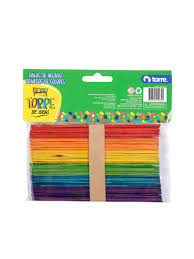 PALO DE HELADO JUMBO NATURAL X 50 UNID. BAJALE1