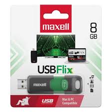 PENDRIVE 8GB USB FLIX MAXELL 7172222