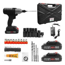 TALADRO INALAMBRICO INPACTO EN MALETIN CON ACCESORIOS MILSONE 1725002 0