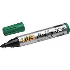 PLUMON PERMANENTE VERDE BIC MARKING 20002