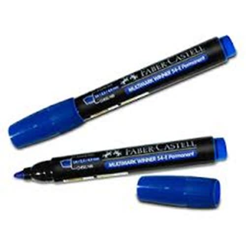 12 PLUMON PERMANENTE AZUL P/RED 52E FABER 153051  6521172