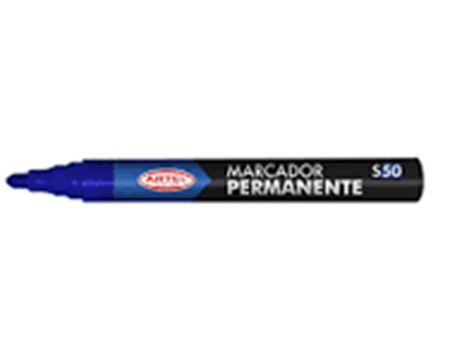 12 PLUMON PERMANENTE AZUL P/REDONDO S50 ARTEL 200101524