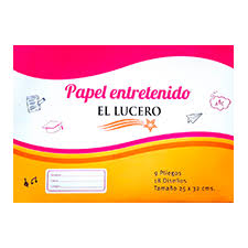 CARPETA DE PAPEL ENTRETENIDO LUCERO 24522 0