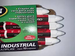 CRAYON INDUSTRIAL BLANCO DIXON  CAJA 10 UNID.2