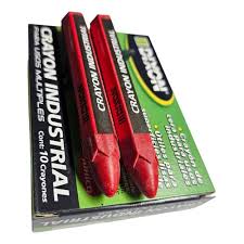 CRAYON INDUSTRIAL ROJO CAJA 10 UNID.1