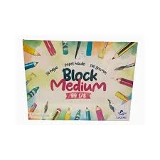 BLOCK DIBUJO MEDIUM 99 1/8 LUCERO 231063 20 HJS. 0