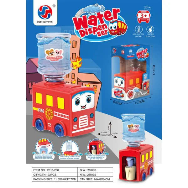 DISPENSADOR AGUA JUGUETE CAMION BOMBERO 285802
