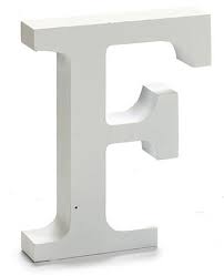 LETRAS DE MADERA BLANCO 11 CM6