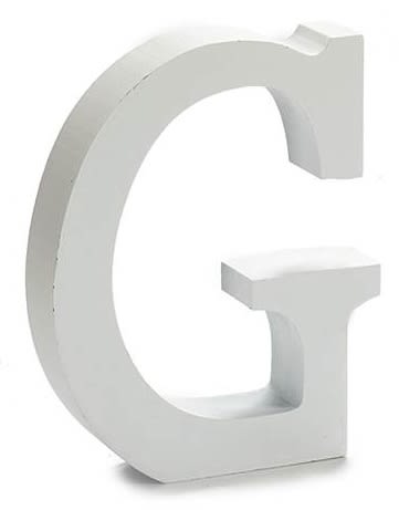 LETRAS DE MADERA BLANCO 11 CM7