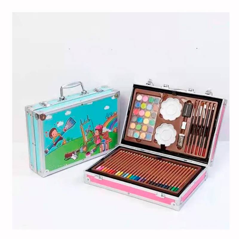 SET MALETIN ALUMINIO ART. DE ARTE 145 PIEZAS 4 REPISAS1