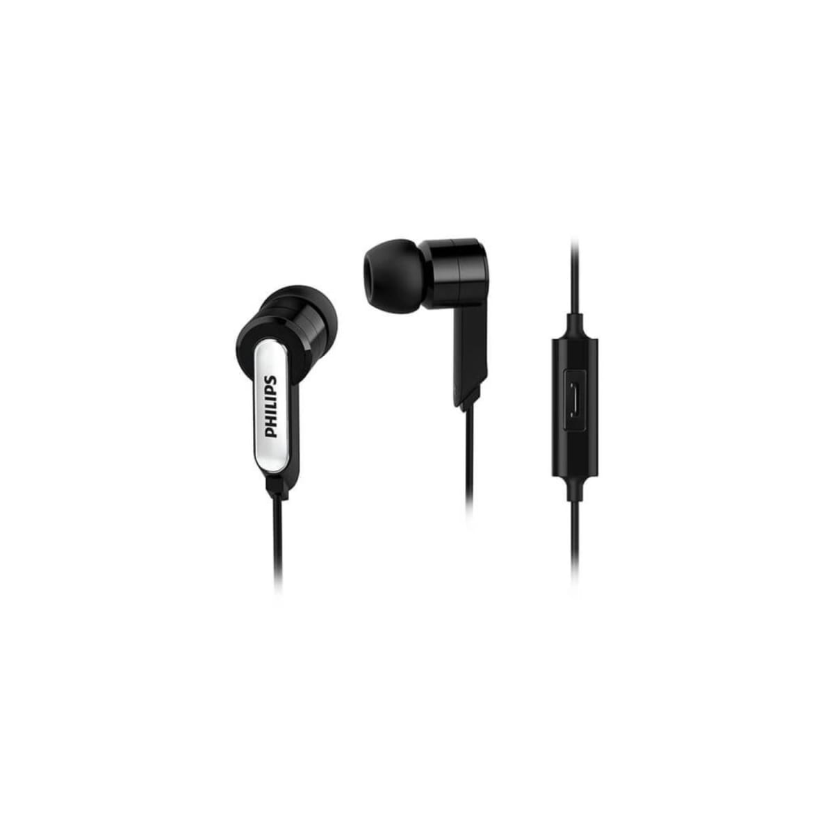 AUDIFONO NEGRO PHILIPS IN-EAR CON MICROFONO 006865 35002