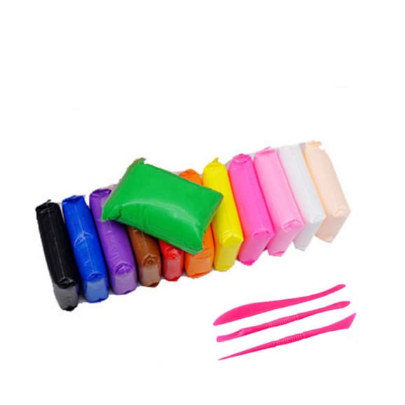 MASA FOAMY MOLDEAR 12 COLORES EN BOLSA 160GRS YOKO 6601 0