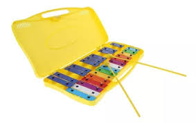 METALOFONO 25 NOTAS DE COLORES CAJA AMARILLA3