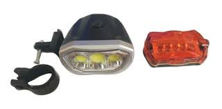 LUZ BICICLETA LED DELANTERA Y LUZ RETROCESO 701771