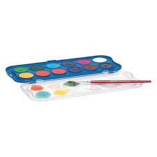 CUARELA 12 COLORES GIOTTO + PINCEL ACQUERELLE 30MM 3512001