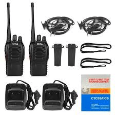 RADIO 2 WALKIE TALKIE BF-888S BAOFENG CON 2 CARGADORES DIGITAL3