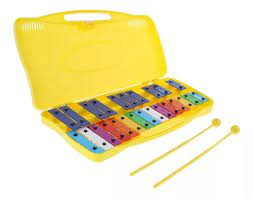 METALOFONO 25 NOTAS DE COLORES CAJA AMARILLA5