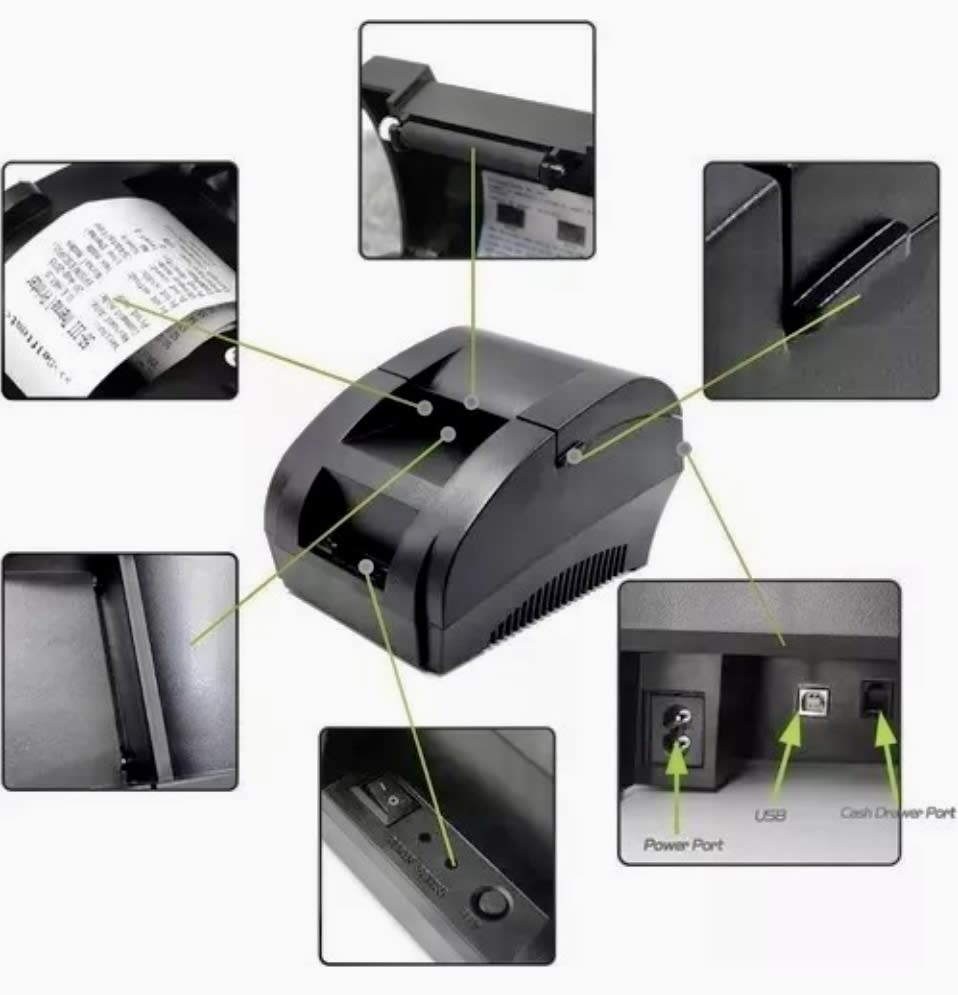 IMPRESORA TERMICA TIKET BOLETA 58 MM JP1710446