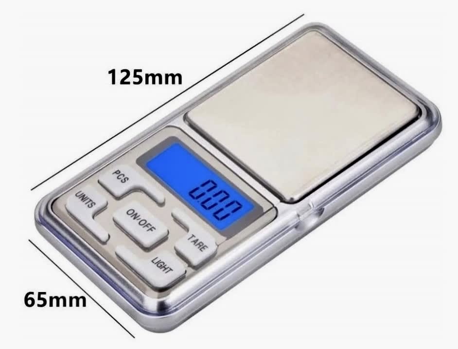 PESA GRAMERA GRIS MINI HASTA 200 GR. 95782