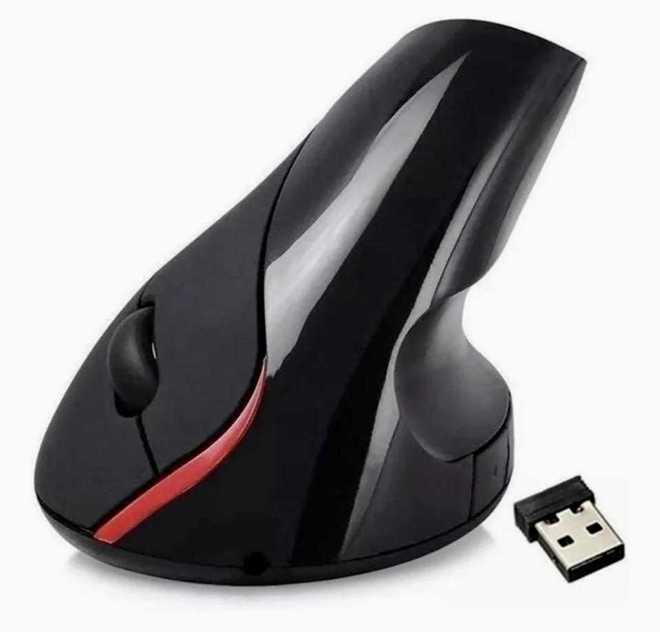 MOUSE VERTICAL INALAMBRICO RECARGABLE NEGROP WEIBO WB-881 0