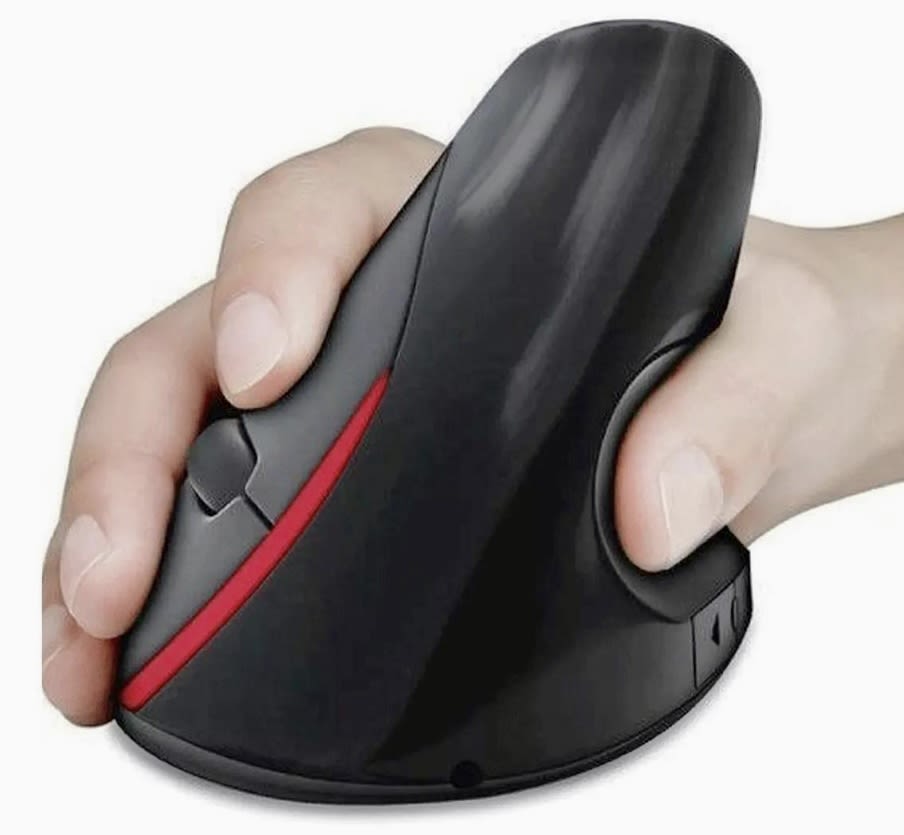 MOUSE VERTICAL INALAMBRICO RECARGABLE NEGROP WEIBO WB-8812