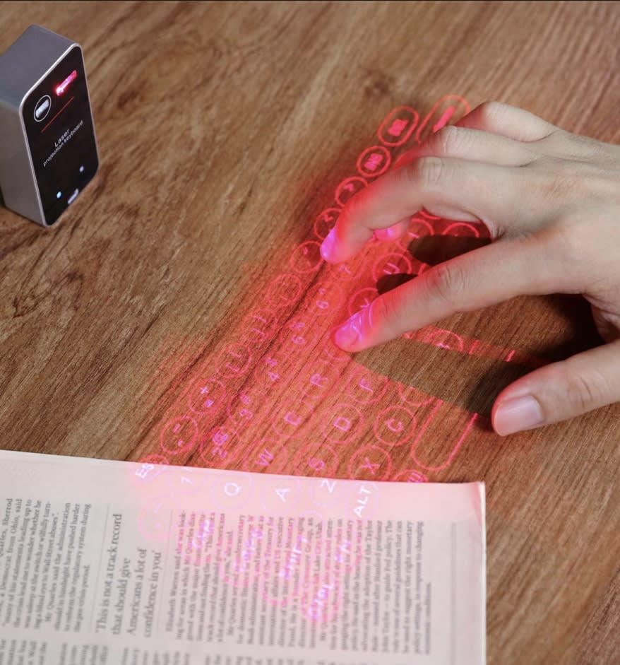 TECLADO VIRTUAL BROOKSTONE BLUETOOTH CARGA USB5