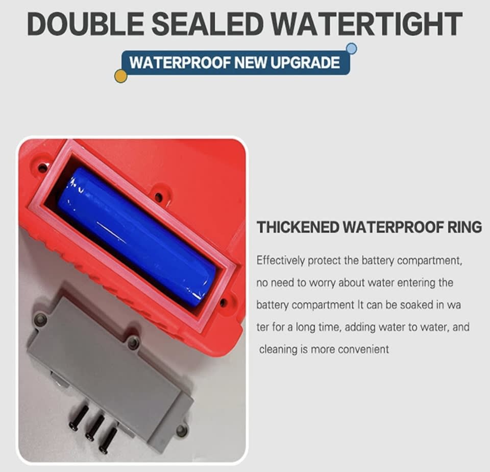 PISTOLA LANZA AGUA ELECTRICA BATERIA RECARGABLE WATER 21316