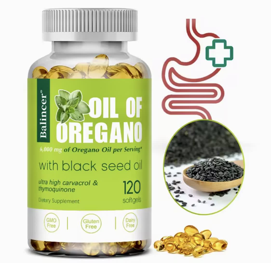 Aceite De Orégano 30 Caps Soft Gel Balincer Oregano Oil4