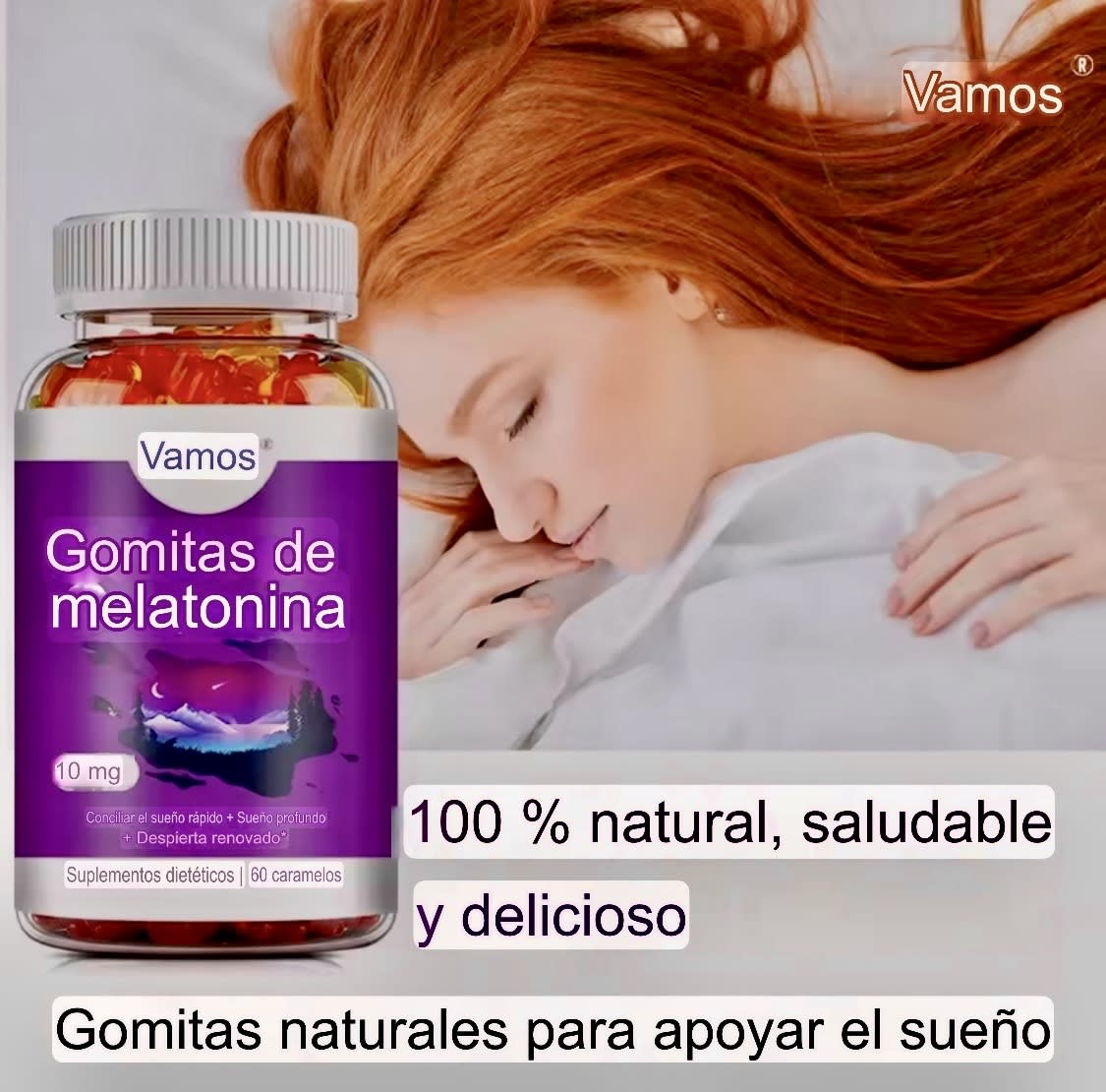 MELATONINA 30 GOMITAS 10 MG. GOMAS DAITEA NIÑOS Y ADULTOS DUERME BIEN7