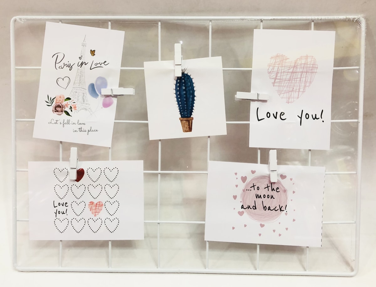 MALLA RECTANGULAR MINI P/5 FOTOS 28X38 CM JP204213