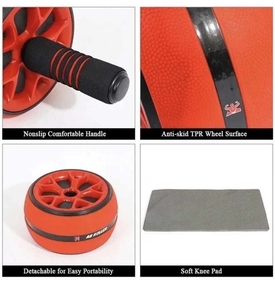 RUEDA EJERCICIOS 1 RUEDA ABDOMINALES, MUSCLE FITNESS 2370444