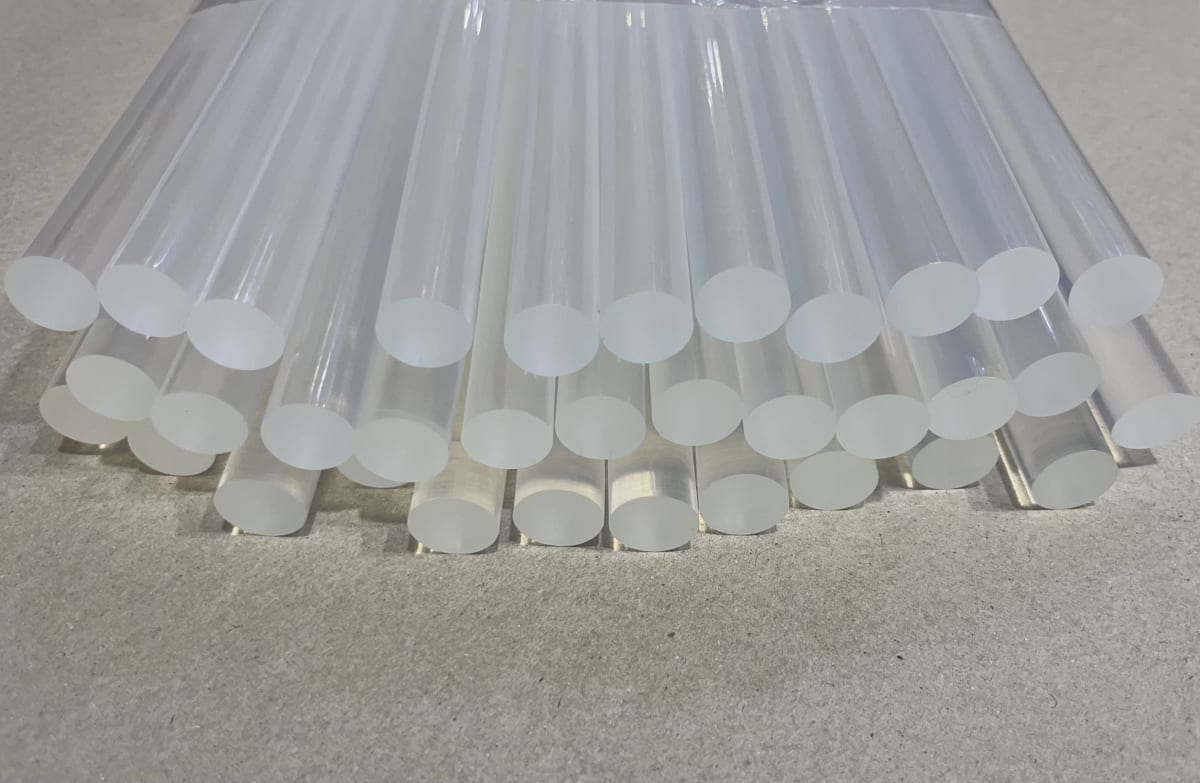 SILICONA EN BARRA GRUESA 11MM. 30CM. UNIDAD3