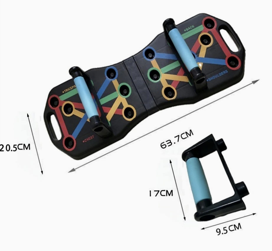 SOPORTE PUSH UP BOARD SISTEMA MULTIFUNCIONAL ESPALDA 2370632