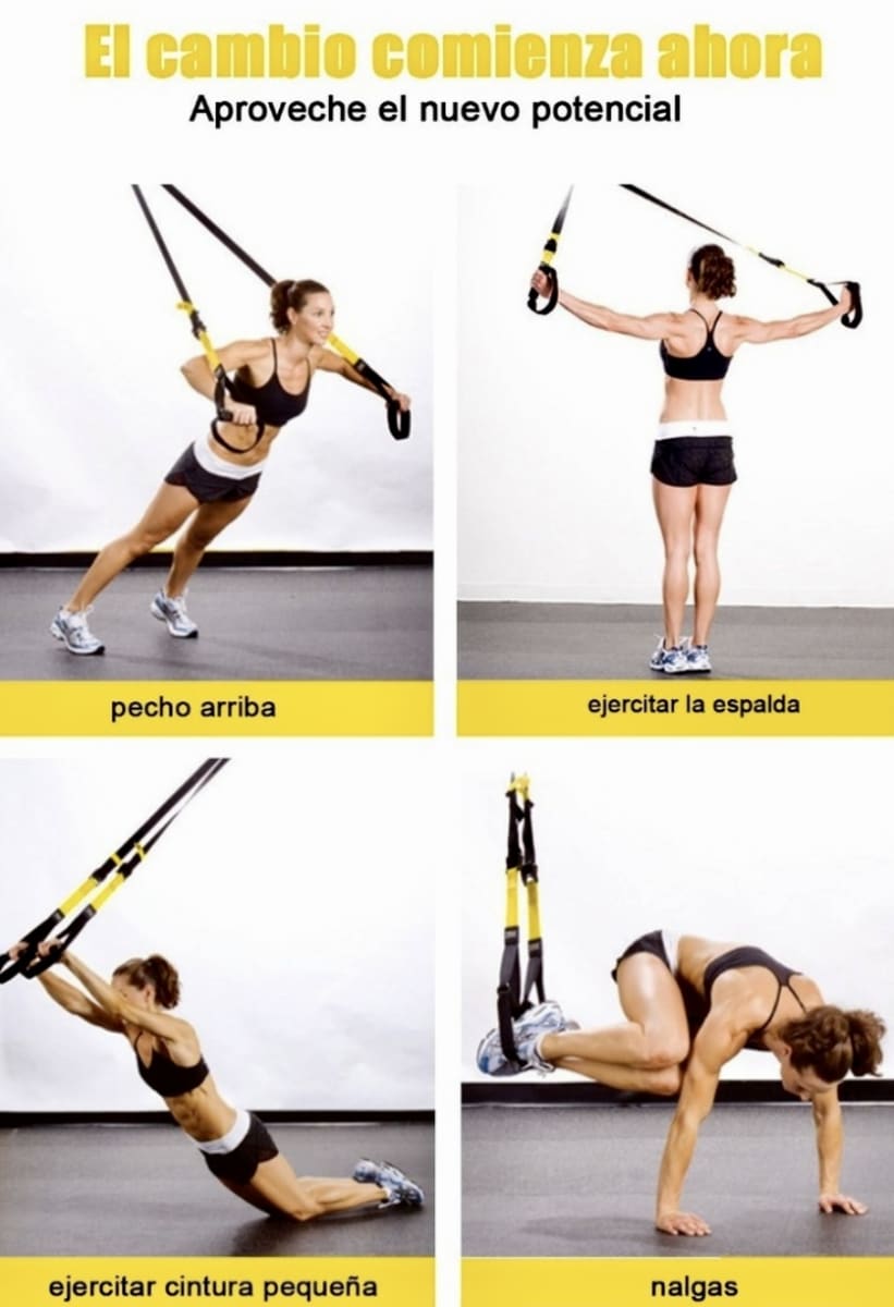 BANDAS DE SUSPENSION TRX P3 PRO FITNESS LOX632621
