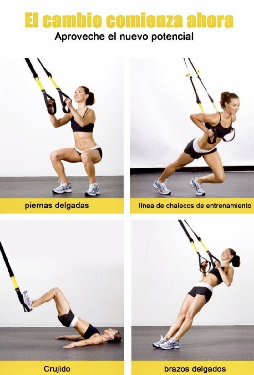 BANDAS DE SUSPENSION TRX P3 PRO FITNESS LOX632622