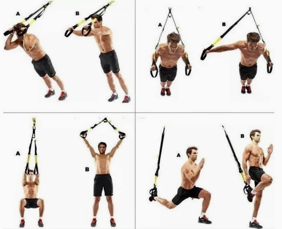 BANDAS DE SUSPENSION TRX P3 PRO FITNESS LOX632629