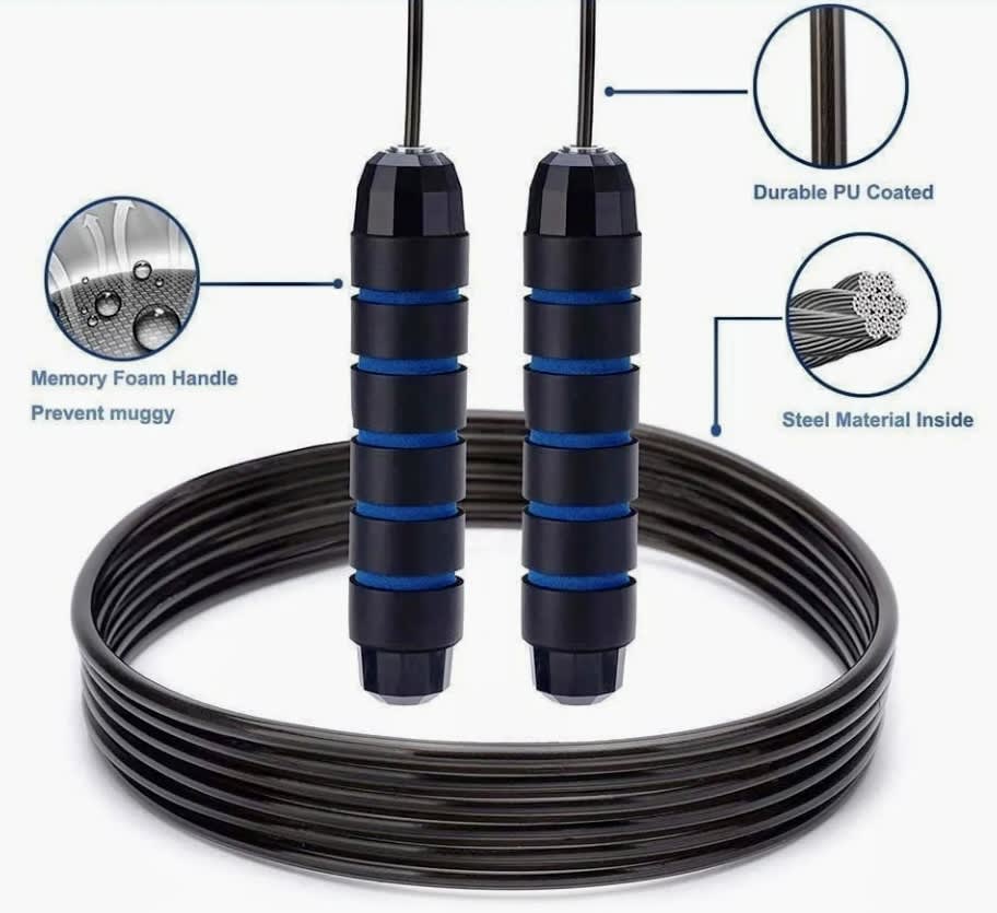 CUERDA PARA SALTAR CARDIO CROSSFIT VELOCIDAD LHUA 9826283