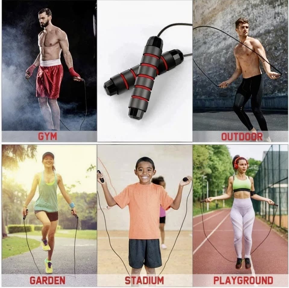 CUERDA PARA SALTAR CARDIO CROSSFIT VELOCIDAD LHUA 9826286