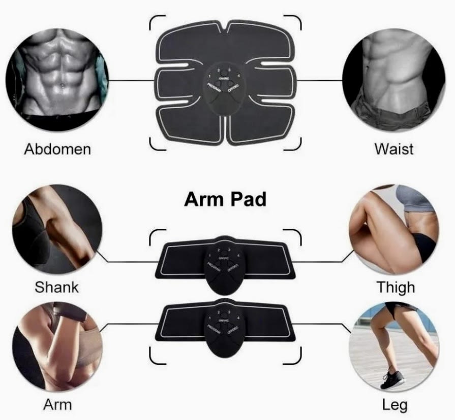 KIT ELECTROFISICO CON ELECTRODOS MUSCULATURA ABDOMEN 2280024