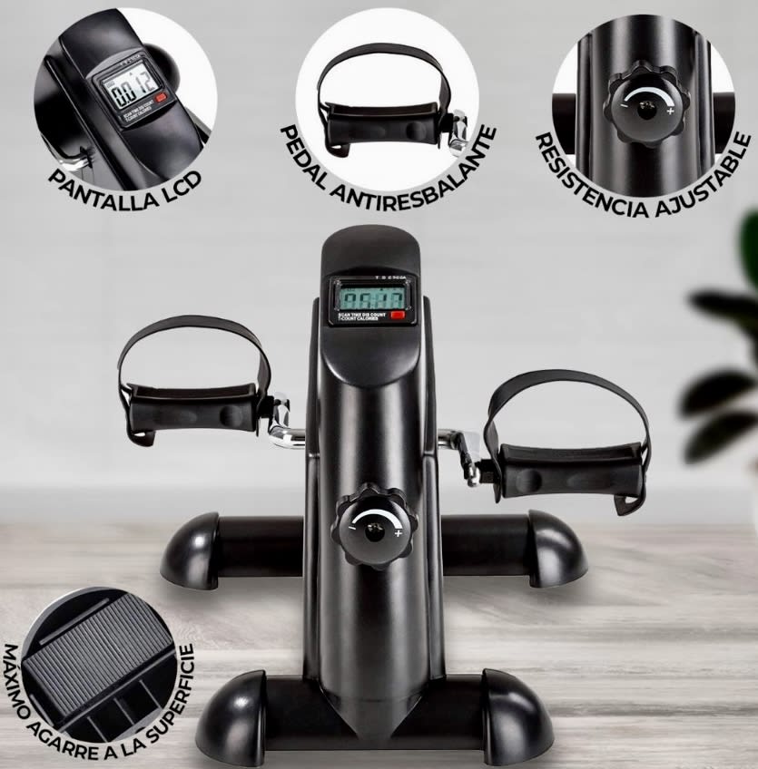 PEDALERA CON MONITOR DIGITAL FITNESS CARDIO PARA MANOS 50224