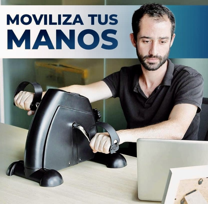 PEDALERA CON MONITOR DIGITAL FITNESS CARDIO PARA MANOS 50227