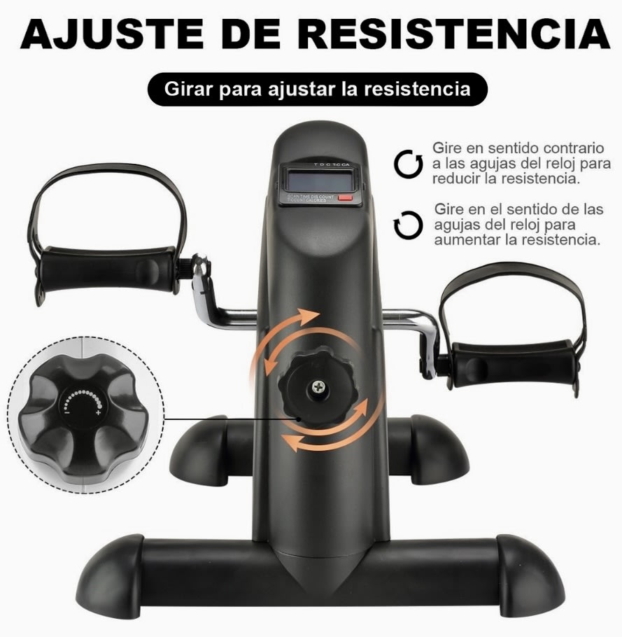 PEDALERA CON MONITOR DIGITAL FITNESS CARDIO PARA MANOS 50229