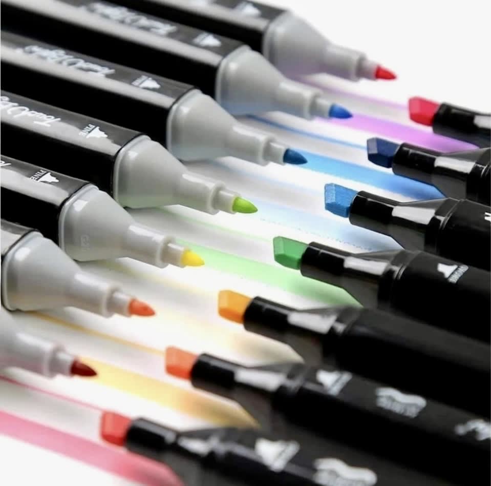 SET 80 MARCADORES DOBLE PUNTA TOUCH SCHOOL 366662 49913  238402