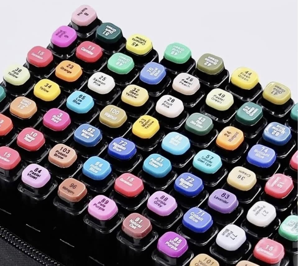 SET 80 MARCADORES DOBLE PUNTA TOUCH SCHOOL 366662 49913  238406