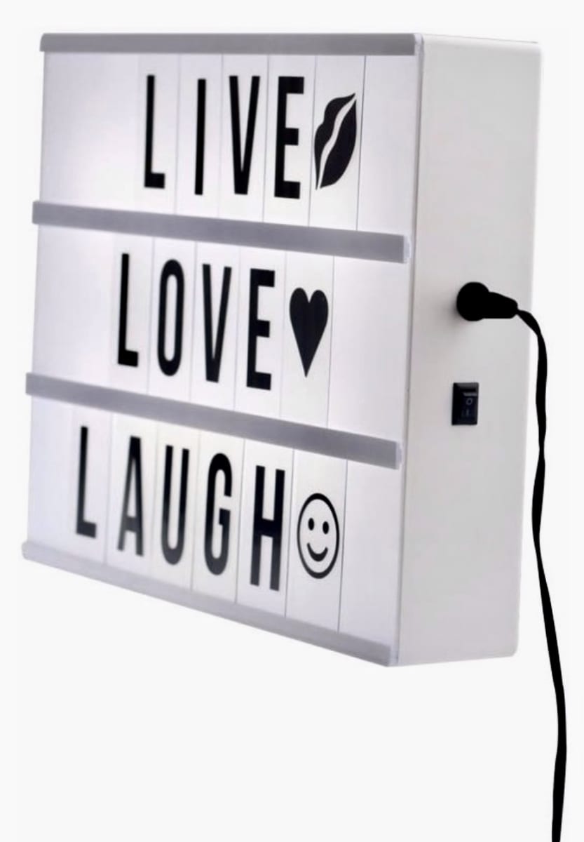 CAJA DE LUZ LED A4 PIZARRA CON LETRAS INCLUIDAS ABECEDARIO6
