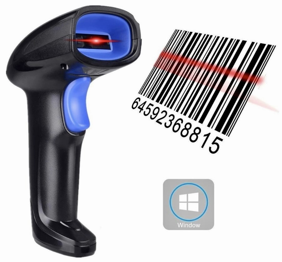 LECTOR DE CODIGOS DE BARRA BLUETOOTH INALAMBRICO 2.4G 2210493