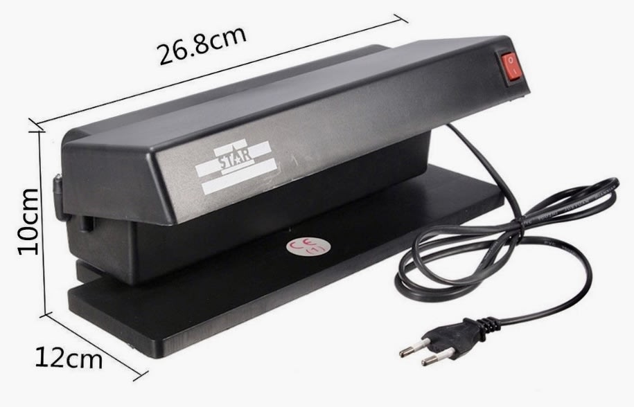 DETECTOR DE BILLETE LUZ ULTRAVIOLETA PARA MESON 220V TK-20283